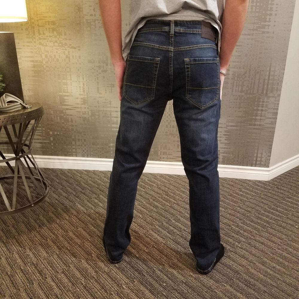 NEW! Men's "Rochester" Dark Wash Denim Jeans - Picture 5 of 5